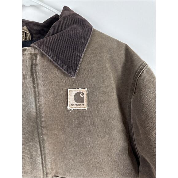 RARE Vintage Carhartt Chestnut Brown J22 CHT Jacket Size X-Large Regular - Picture 7 of 16